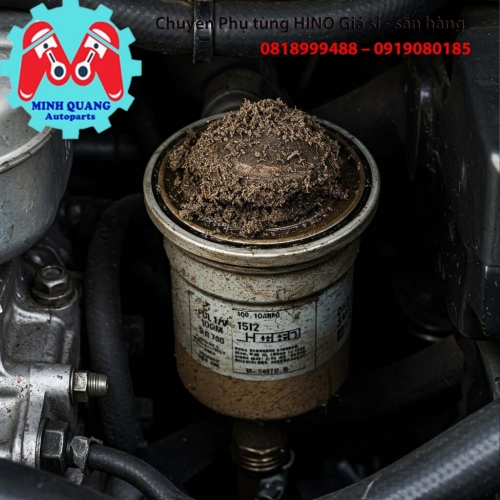 Dấu hiệu lọc nhiên liệu tinh Hino 300 XZU bị tắc cần biết