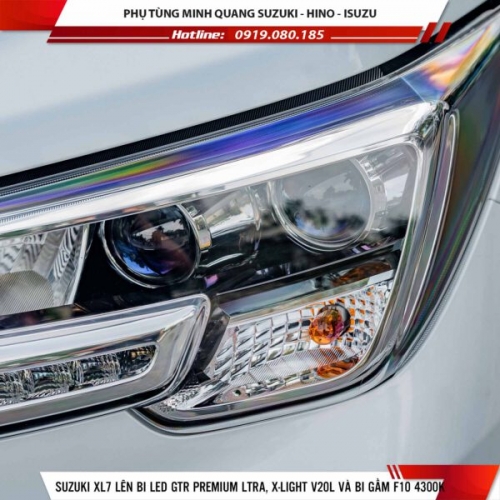 Đèn pha XL7 độ bi, tăng sáng vượt trội
